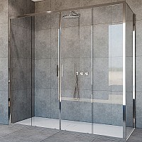 Душевой уголок Vincea Garda 190х90 VSR-1G29019CL профиль Хром стекло прозрачное