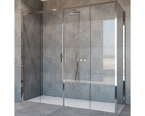 Душевой уголок Vincea Garda 190х90 VSR-1G29019CL профиль Хром стекло прозрачное