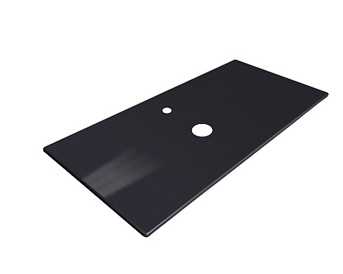 Столешница прямая черная 61x46 Armadi Art Vallessi