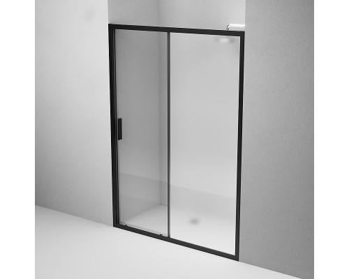 Душевая дверь AM.PM Gem 140 W90G-140-1-195BM Черный матовый -
