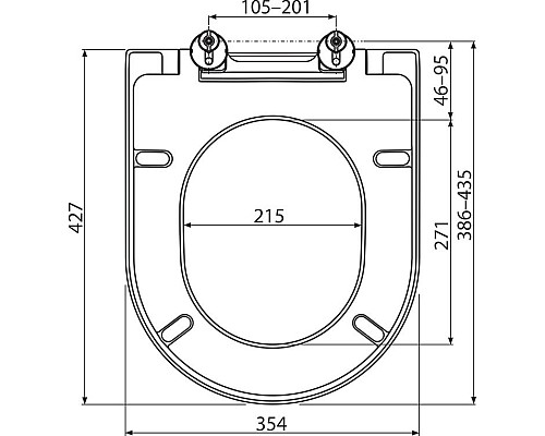 Сиденье для унитаза Ravak Uni X01549