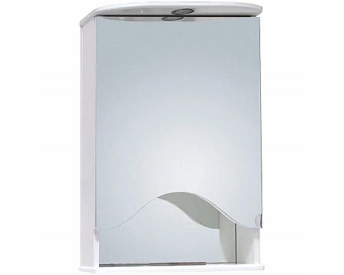 Зеркальный шкаф Onika Лидия 50 L 205003 с подсветкой Белый