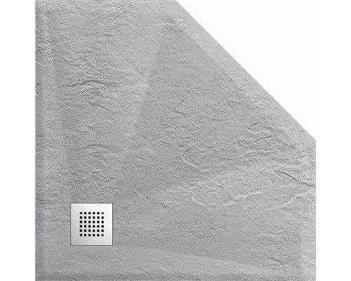 Душевой поддон из искусственного камня Vincea 100х100 VST-4SP1010G Серый