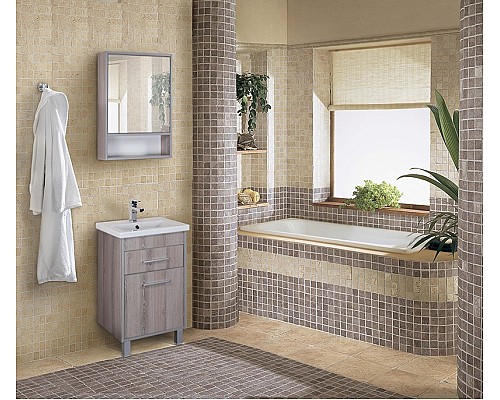 Тумба под раковину Onika Натали 50 Ясень шимо светлый