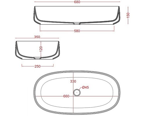 Раковина-чаша Artceram Cognac 68 COL005 12 00 Giallo zinco