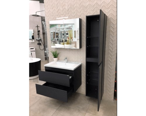 Шкаф пенал Orans BC-4023 35 4023mfc061 Бархатистый черный