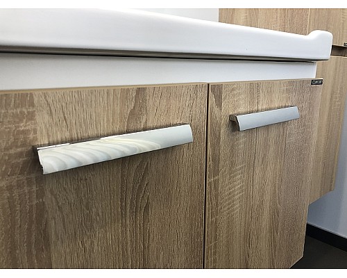 Тумба с раковиной Comforty Рига 70 00004142215 подвесная Дуб сонома