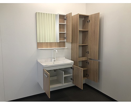 Тумба с раковиной Comforty Рига 70 00004142215 подвесная Дуб сонома