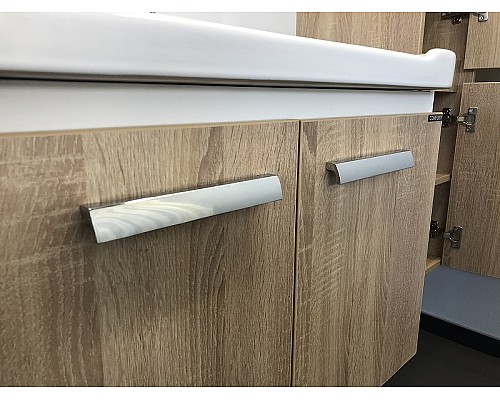 Тумба с раковиной Comforty Рига 70 00004142215 подвесная Дуб сонома