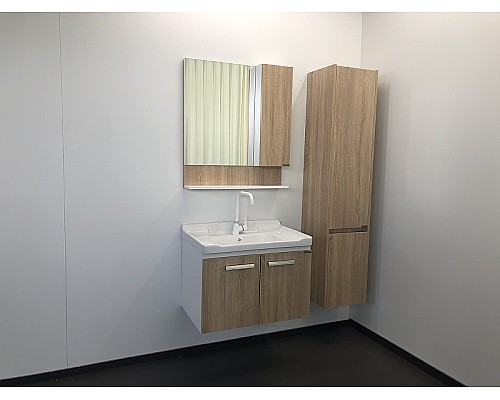 Тумба с раковиной Comforty Рига 70 00004142215 подвесная Дуб сонома