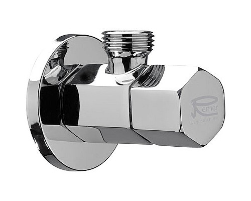 Запорный вентиль Remer 128E1210 Хром Запорный вентиль Remer 128E1210 Хром