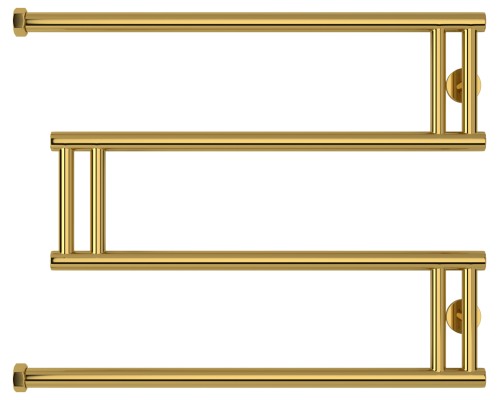 Полотенцесушитель водяной 500x650 золотой Сунержа High-Tech+ 03-4050-5065