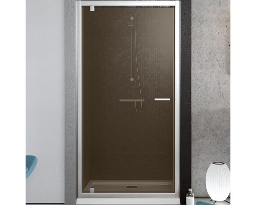 Душевая дверь Radaway Twist DW 70 профиль Хром стекло коричневое