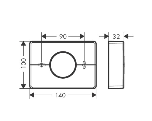 Диспенсер гигиенических пакетов Hansgrohe AddStoris 41773000 Хром