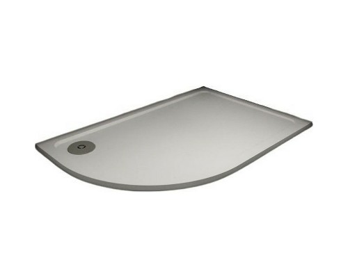 Душевой поддон из искусственного камня Veconi Tezeo 100x90 R Белый