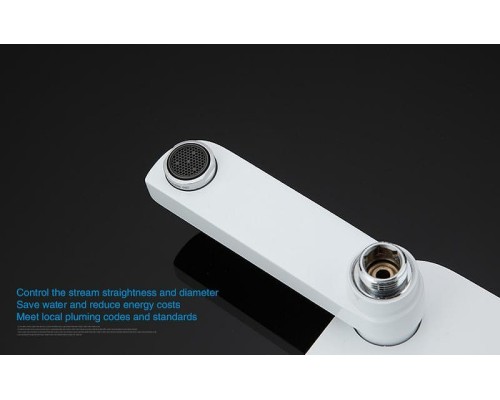 Смеситель для ванны Gappo G48 G3248 Белый Хром