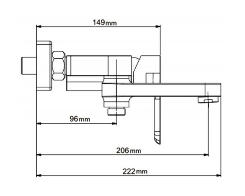 Смеситель для ванны Gappo G48 G3248 Белый Хром