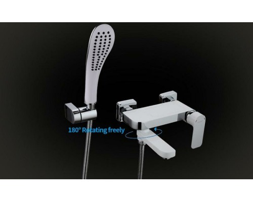 Смеситель для ванны Gappo G48 G3248 Белый Хром