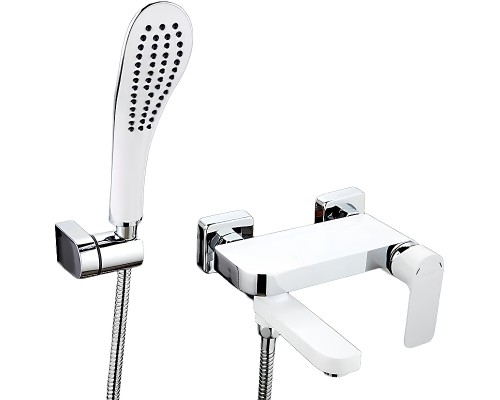 Смеситель для ванны Gappo G48 G3248 Белый Хром