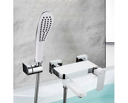 Смеситель для ванны Gappo G48 G3248 Белый Хром