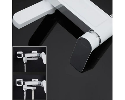 Смеситель для ванны Gappo G48 G3248 Белый Хром