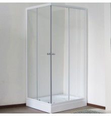 Душевой уголок Royal Bath HPD 90х80 RB 8090 HPD-T профиль Белый стекло прозрачное
