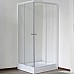 Душевой уголок Royal Bath HPD 90х80 RB 8090 HPD-T профиль Белый стекло прозрачное