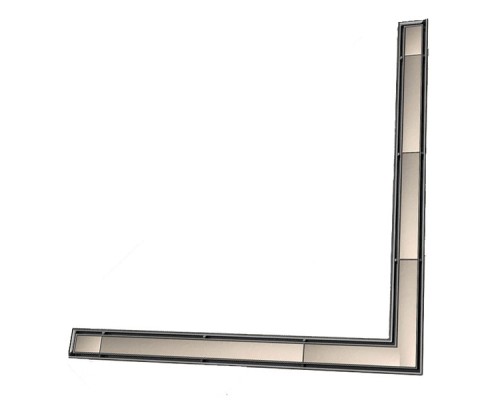 Основа для плитки угловая TECEdrainline "plate" TECE