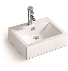 Раковина керамическая накладная SantiLine SL-1005