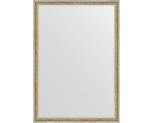 Зеркало Evoform Definite 68х48 BY 0623 в багетной раме - Витое золото 28 мм