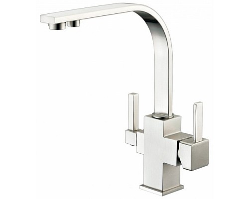 Смеситель для кухонной мойки ZORG Sanitary ZR 332 YF NICKEL
