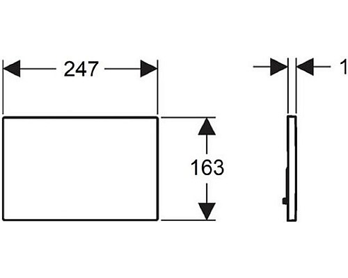 Клавиша смыва Creavit FP8001.04 Золото