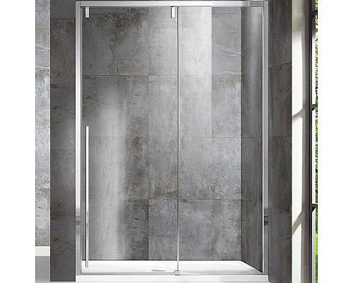 Душевая дверь Vincea Lugano 120 VDS-1L120CL-1 профиль Хром стекло прозрачное
