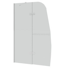 Шторка на ванну Grossman 90 GR-102 профиль Хром стекло прозрачное