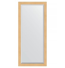 Зеркало Evoform Exclusive 161х71 BY 1203 с фацетом в багетной раме - Сосна 62 мм