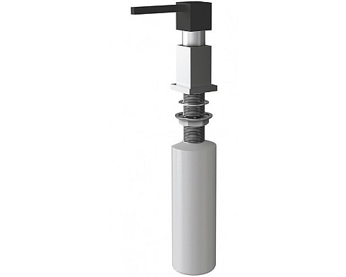 Дозатор для моющего средства Florentina Квадро 703.726.0000.302 Антрацит