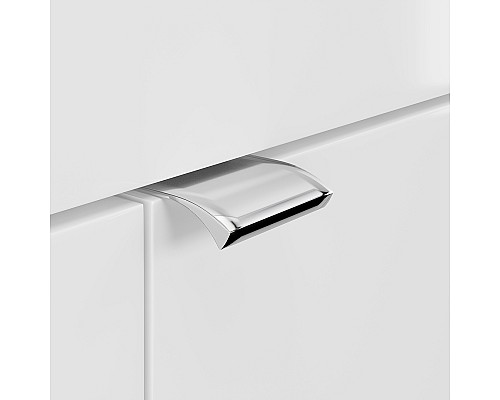 Тумба под раковину Kerama Marazzi LATO подвесная с дверцей 50, белая глянцевая