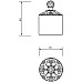 Контейнер для хранения Migliore Cristalia 16792 Хром с кристаллом Swarovski
