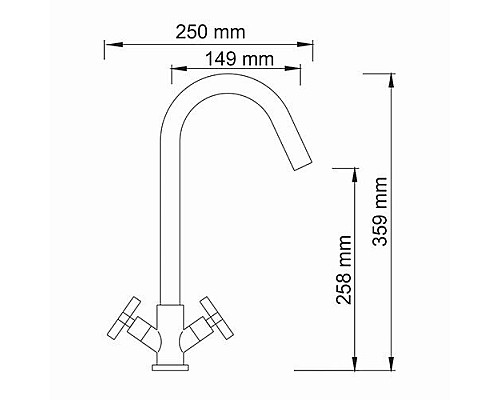 Смеситель для кухни WasserKRAFT 7847