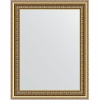 Зеркало Evoform Definite 48х38 BY 1344 в багетной раме - Бусы золотые 46 мм