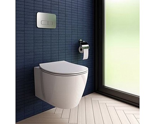 Комплект унитаза с инсталляцией Ideal Standard Connect E211601 с сиденьем Микролифт