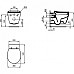 Комплект унитаза с инсталляцией Ideal Standard Connect E211601 с сиденьем Микролифт