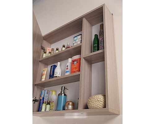 Зеркальный шкаф Onika Дельта 60.00 206060 Ясень шимо светлый