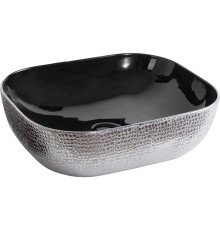 Раковина-чаша CeramaLux 50 Серебро Черная