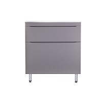 Тумба под раковину Style line Бергамо СС-00002315 напольная серая