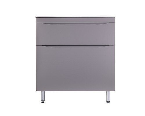 Тумба под раковину Style line Бергамо СС-00002315 напольная серая