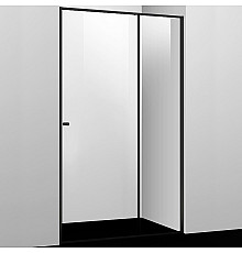 Душевая дверь WasserKRAFT Dill 140 61S31 профиль Черный матовый стекло прозрачное