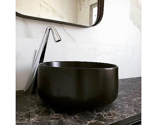 Раковина-чаша Artceram Cognac 42 COL001 17 00 Nero matt