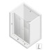 Душевая дверь NEW TRENDY NEW SOLEO PLUS L 140x195 (хром)