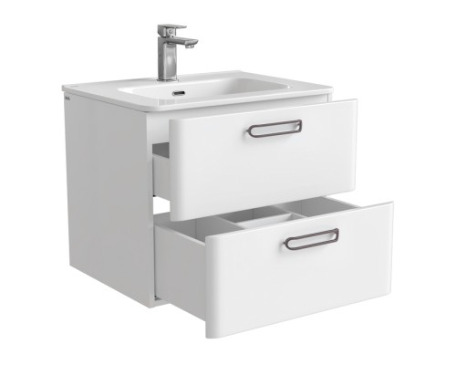 Тумба с раковиной IDDIS Brick 60 подвесная белая BRI60W0i95K